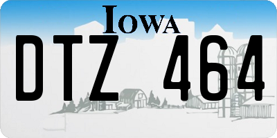 IA license plate DTZ464