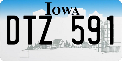 IA license plate DTZ591