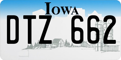IA license plate DTZ662