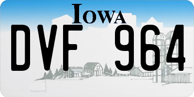 IA license plate DVF964