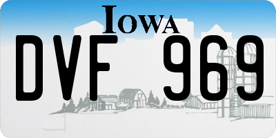 IA license plate DVF969