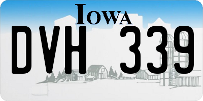 IA license plate DVH339
