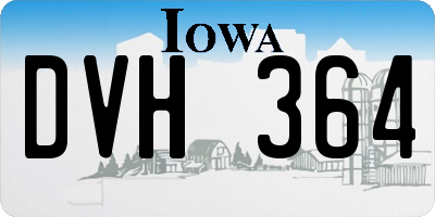 IA license plate DVH364