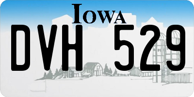IA license plate DVH529