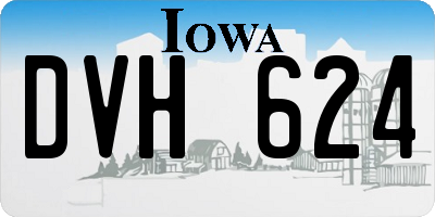IA license plate DVH624