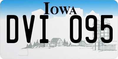 IA license plate DVI095