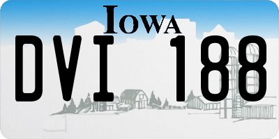 IA license plate DVI188