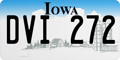 IA license plate DVI272