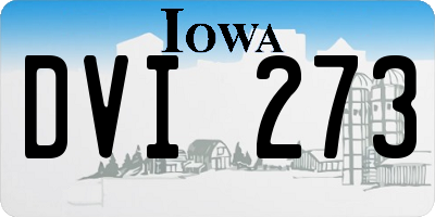 IA license plate DVI273