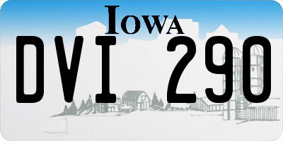 IA license plate DVI290