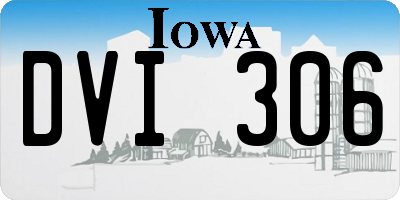 IA license plate DVI306