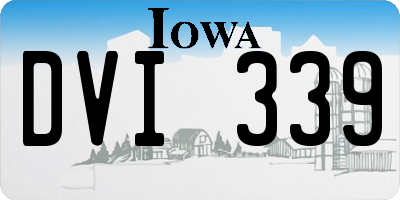 IA license plate DVI339
