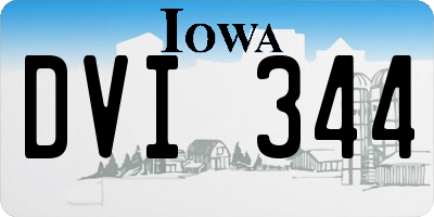 IA license plate DVI344