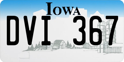 IA license plate DVI367
