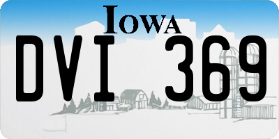 IA license plate DVI369
