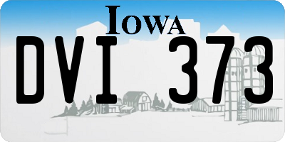 IA license plate DVI373