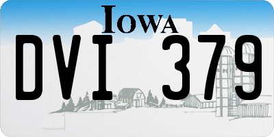 IA license plate DVI379