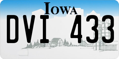 IA license plate DVI433