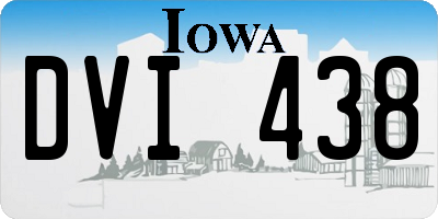 IA license plate DVI438