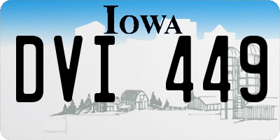 IA license plate DVI449