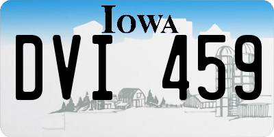 IA license plate DVI459