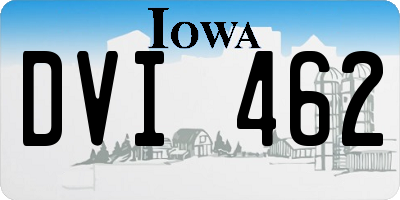 IA license plate DVI462