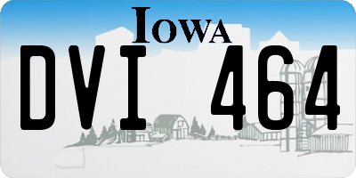 IA license plate DVI464