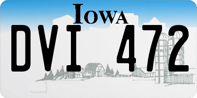 IA license plate DVI472