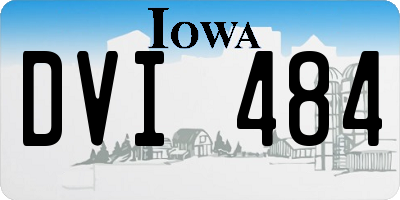 IA license plate DVI484