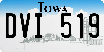 IA license plate DVI519
