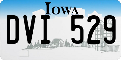 IA license plate DVI529