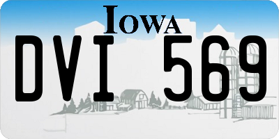 IA license plate DVI569