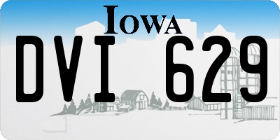 IA license plate DVI629