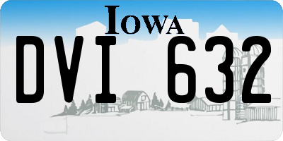 IA license plate DVI632