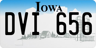 IA license plate DVI656