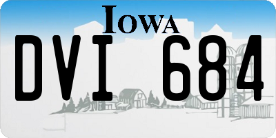 IA license plate DVI684