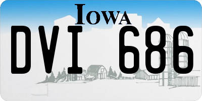 IA license plate DVI686