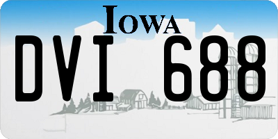 IA license plate DVI688