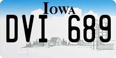 IA license plate DVI689