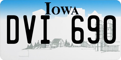 IA license plate DVI690