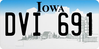 IA license plate DVI691