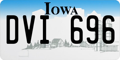 IA license plate DVI696