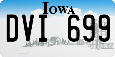 IA license plate DVI699