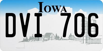 IA license plate DVI706