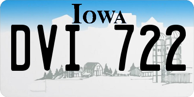 IA license plate DVI722