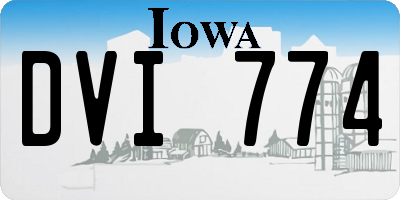 IA license plate DVI774