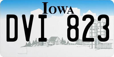IA license plate DVI823