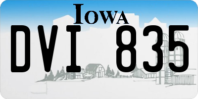 IA license plate DVI835