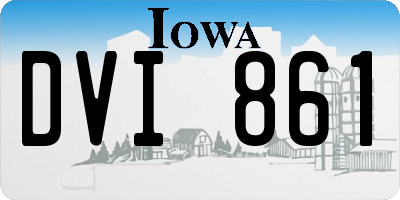 IA license plate DVI861
