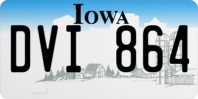 IA license plate DVI864